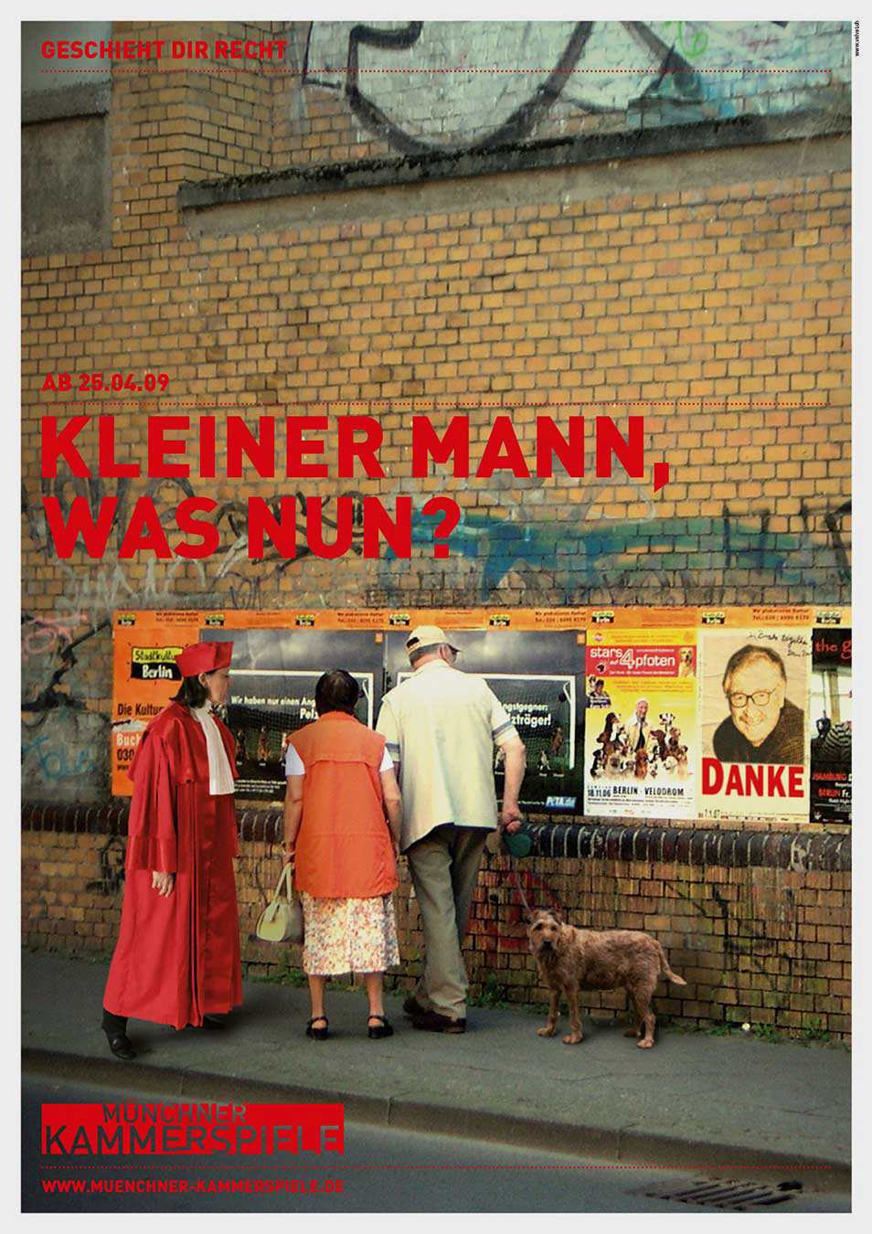 Münchner Kammerspiele Plakat 2009 Kampagne