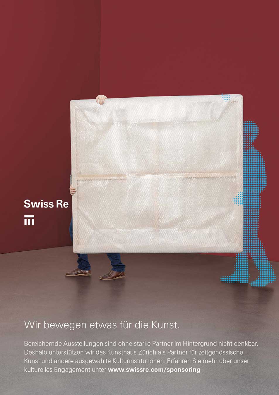 SwissRe Inserat Kultur Werbung