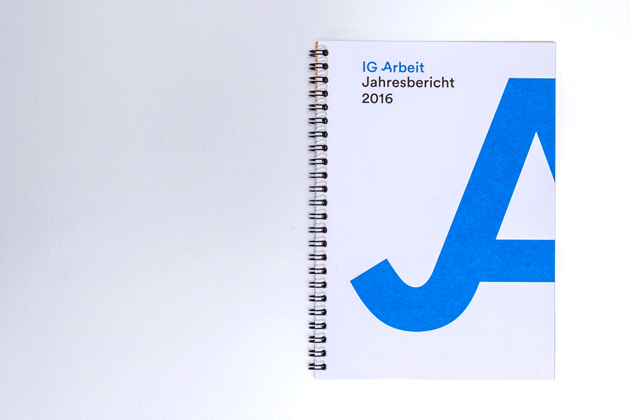 IG Arbeit Jahresrechnung und Geschäftsbericht Corporate Design Publishing